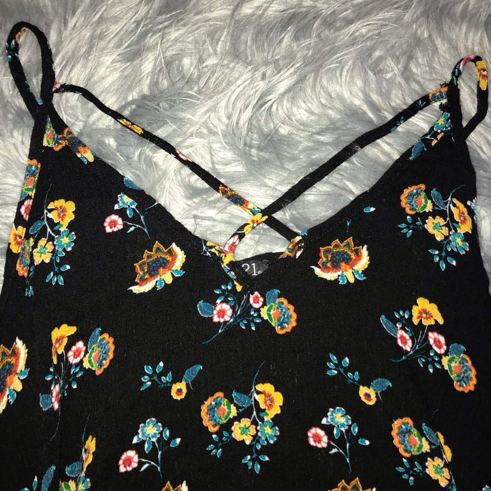 Flower print sundress